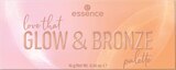 Bronzerpalette Love That Glow & Bronze von essence für 5,45 € bei dm-drogerie markt im Angebot Bronzerpalette Love That Glow & Bronze von essence im aktuellen dm-drogerie markt Prospekt