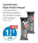 High Protein Riegel im V-Markt Prospekt High Protein Riegel von Layenberger im aktuellen V-Markt Prospekt für 1,11 €