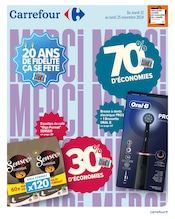 Prospectus Carrefour à Lille, "20 ANS DE FIDÉLITÉ ÇA SE FÊTE", 78 pages de promos valables du 12/11/2024 au 25/11/2024