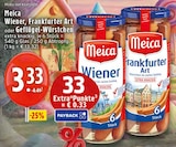 EDEKA Hückeswagen - Wiener, Frankfurter Art oder Geflügel-Würstchen Angebot im Prospekt Wiener, Frankfurter Art oder Geflügel-Würstchen bei EDEKA im Hückeswagen Prospekt für 3,33 €
