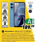 Aktuelles Moto G17 (128GB) - Alaskan Blue Angebot bei MEDIMAX in Mönchengladbach ab 189,99 €