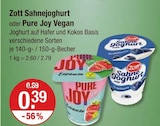 V-Markt - Sahnejoghurt Angebot im Prospekt Sahnejoghurt bei V-Markt im Prospekt "" für 0,39 €