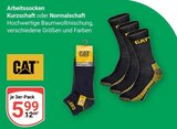 Arbeitssocken Kurzschaft oder Normalschaft Angebote von CAT bei GLOBUS Völklingen für 5,99 €