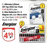 Aktuelles Ultimate Lithium Angebot bei GLOBUS in Erlangen ab 4,99 €