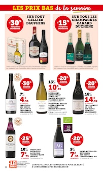 Promo Vin rouge bio dans le catalogue Super U du moment à la page 12