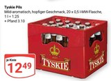 Aktuelle Tyskie Angebote bei GLOBUS in Braunschweig Aktuelles Pils Angebot bei GLOBUS in Braunschweig ab 12,49 €