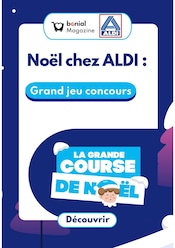 Prospectus Autres Magasins Magazine en cours à Isola et alentours, "Noël chez ALDI : Grand jeu concours", 1 page, 15/12/2025 - 26/12/2025 Catalogue Autres Magasins Magazine en cours à Isola et alentours, "Noël chez ALDI : Grand jeu concours", 1 page, 15/12/2025 - 26/12/2025