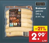 Bratwurst für 2,99 € bei Netto Marken-Discount im Angebot Bratwurst im aktuellen Netto Marken-Discount Prospekt