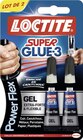 2 tubes super glue gel 3 g - Loctite - Géant Casino à Thiais 2 tubes super glue gel 3 g - Loctite en promo chez Géant Casino Thiais à 5,93 €