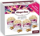 Mini pot crème glacée macadamia nut brittle offre découverte x4 - HÄAGEN DAZS dans le catalogue Intermarché Hyper