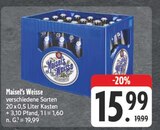 Aktuelles Maisel's Weisse Angebot bei EDEKA in Schonungen ab 15,99 €