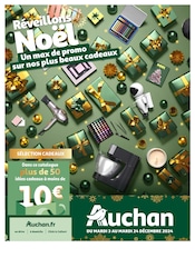 Prospectus Auchan Hypermarché à Englos, "Réveillons Noël : Un max de promo sur nos plus beaux cadeaux", 44 pages de promos valables du 03/12/2024 au 24/12/2024