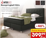 Boxspringbett Köln von INTERBED im aktuellen Netto Marken-Discount Prospekt für 399,99 €