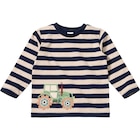 Langarmshirt mit Traktor-Applikation, blau & beige, Gr. 110 Angebote von ALANA bei dm-drogerie markt Heidelberg für 8,90 €