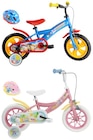 Vélo 12 pouces Paw Patrol ou Stitch avec casque en promo chez Carrefour Laval à 119,99 €