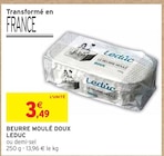 Beurre moulé doux - Leduc en promo chez Intermarché Roubaix à 3,49 €