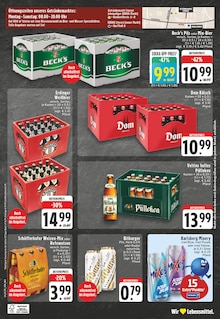 Bitburger im aktuellen EDEKA Prospekt (Eschweiler) Bitburger im EDEKA Prospekt "Aktuelle Angebote" mit 28 Seiten (Eschweiler)