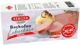 Backofen Leberkäse Angebote von Berger bei REWE Schwabach für 4,99 €