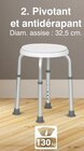 Tabourets & chaises de douche en promo chez Technicien de Santé Tabourets & chaises de douche dans le catalogue Technicien de Santé