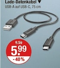 Lade-Datenkabel von hama im aktuellen V-Markt Prospekt für 5,99 €