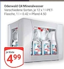 Aktuelle Mineralwasser Angebote bei GLOBUS in Mannheim Aktuelles Q4 Angebot bei GLOBUS in Mannheim ab 4,99 €