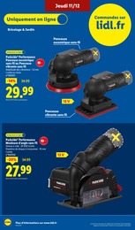 Prix et réduction Ponceuse dans le prospectus Lidl en cours Offre Ponceuse dans le catalogue Lidl du moment à la page 66