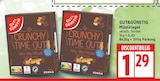 Crunchy Time Out Müsliriegel von Gut & Günstig für 1,29 € bei EDEKA im Angebot Crunchy Time Out Müsliriegel von Gut & Günstig im aktuellen EDEKA Prospekt
