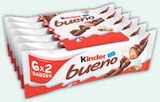 Barre chocolatée Bueno chocolat au lait - Kinder en promo chez Intermarché Tourcoing à 2,81 €