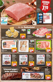 Schweinebauch im REWE Prospekt "Dein Markt" mit 32 Seiten (Lübeck)