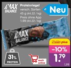 Proteinriegel Angebote von Max Balance bei Netto Marken-Discount Bonn für 1,79 €