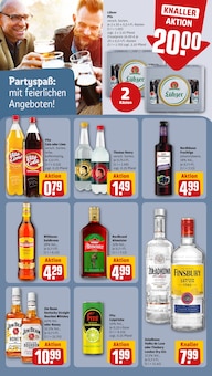 Gin im aktuellen REWE Prospekt (Leipzig) Gin im REWE Prospekt "Dein Markt" mit 33 Seiten (Leipzig)