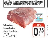 Aktuelle Schweinefleisch Angebote bei nah und gut in Würzburg Aktuelles Schweinekammbraten Angebot bei nah und gut in Würzburg ab 0,75 €
