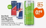 Energy Drink oder Organics Angebote von Red Bull bei tegut Ludwigshafen für 0,99 €