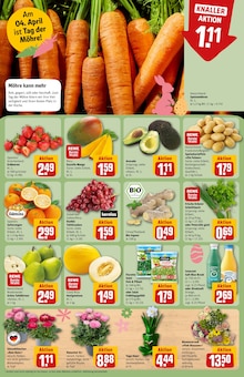 Bananen im REWE Prospekt "Dein Markt" mit 32 Seiten (Jena)