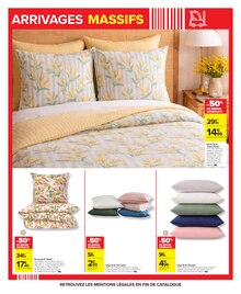 Promotion Couette dans le prospectus Carrefour, valable du 09/06/2026 au 06/07/2026 Promo Couette dans le catalogue Carrefour du moment à la page 9