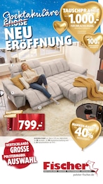 Polstermöbel Fischer Prospekt für Gräfenberg mit 31 Seiten Polstermöbel Fischer Prospekt für Gräfenberg: "Spektakuläre Neueröffnung", 31 Seiten, 04.01.2026 - 11.01.2026