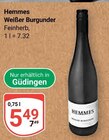 Weißer Burgunder von Hemmes für 5,49 € bei GLOBUS im Angebot Weißer Burgunder von Hemmes im aktuellen GLOBUS Prospekt