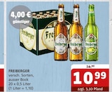 Getränke Quelle WVG Sandersleben - Freiberger versch. Sorten, außer Bock Angebot im Prospekt Freiberger versch. Sorten, außer Bock bei Getränke Quelle WVG im Sandersleben Prospekt für 10,99 €