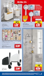 Lidl Badregal im Prospekt 