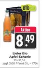 Aktuelle Äpfel Angebote bei Hieber in Freiburg (Breisgau) Aktuelles Apfel-Schorle Angebot bei Hieber in Freiburg (Breisgau) ab 8,49 €