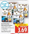 Bierspezialitäten im Angebot bei E center in Falkensee Bierspezialitäten Angebote von Krombacher bei E center Falkensee für 3,69 €