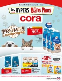 Catalogue Supermarchés Cora en cours à Sevran et alentours, PROMOS & compagnie, 10 pages, 27/02/2024 - 04/03/2024