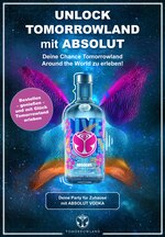 Absolut Vodka Prospekt für Teublitz mit 3 Seiten Absolut Vodka Prospekt für Teublitz: "Unlock Tomorrowland mit Absolut", 3 Seiten, 21.06.2021 - 04.07.2021