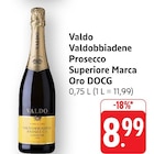 Valdobbiadene Prosecco Superiore Marca Oro DOCG bei EDEKA im Königsfeld Prospekt für 8,99 €