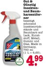Insekten- und Baumharzentferner im Angebot bei E center in Mannheim Insekten- und Baumharzentferner Angebote von Gut & Günstig bei E center Mannheim für 4,99 €