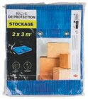 Bâche de couverture 2x3m en promo chez Hyper U Rouen à 2,39 €