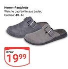 Aktuelles Herren-Pantolette Angebot bei GLOBUS in Offenbach (Main) ab 19,99 €