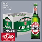 Aktuelle Becks Angebote bei Getränke König in Ingolstadt Aktuelles Pilsner Angebot bei Getränke König in Ingolstadt ab 17,49 €