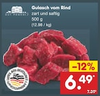 Gulasch vom Rind im Angebot bei Netto Marken-Discount in Schwerte Gulasch vom Rind Angebote von Gut Ponholz bei Netto Marken-Discount Schwerte für 6,49 €