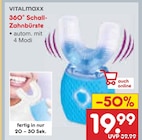 360° Schall-Zahnbürste im Netto Marken-Discount Prospekt 360° Schall-Zahnbürste von VITALMAXX im aktuellen Netto Marken-Discount Prospekt für 19,99 €